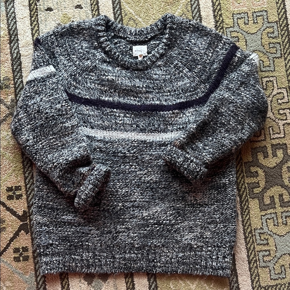 Aritzia - Wilfred Free - Cozy Gray Knit Sweater - Sz. L